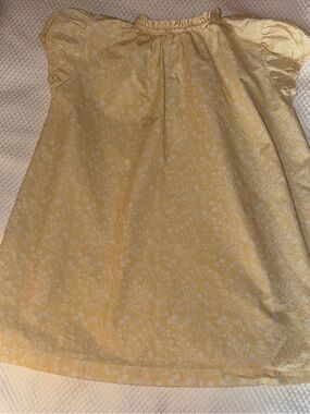 Sun House Children’s - Size 6 McCall Dress in Emma Chinoiserie Wheat